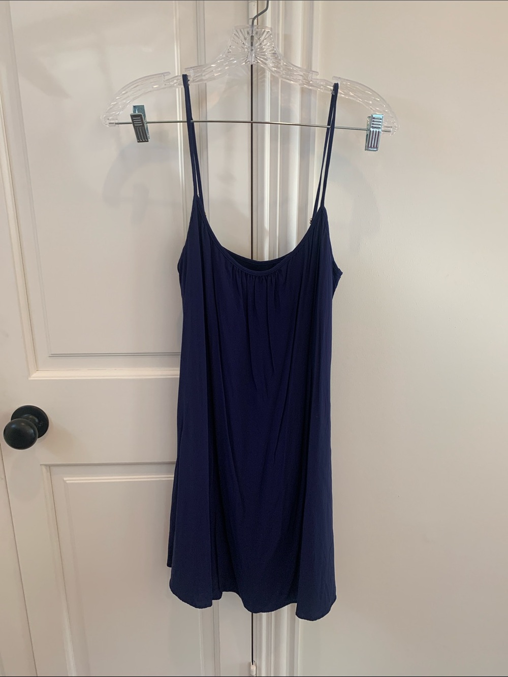 Like New—-Lilly Pulitzer Navy Spaghetti-Strap Slip Dress